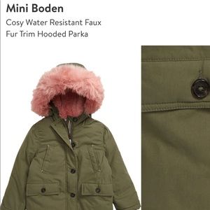 Mini Boden girls coat
